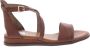 Red Rag Dames Sandalen Trendy Cognac Model Brown Dames - Thumbnail 6