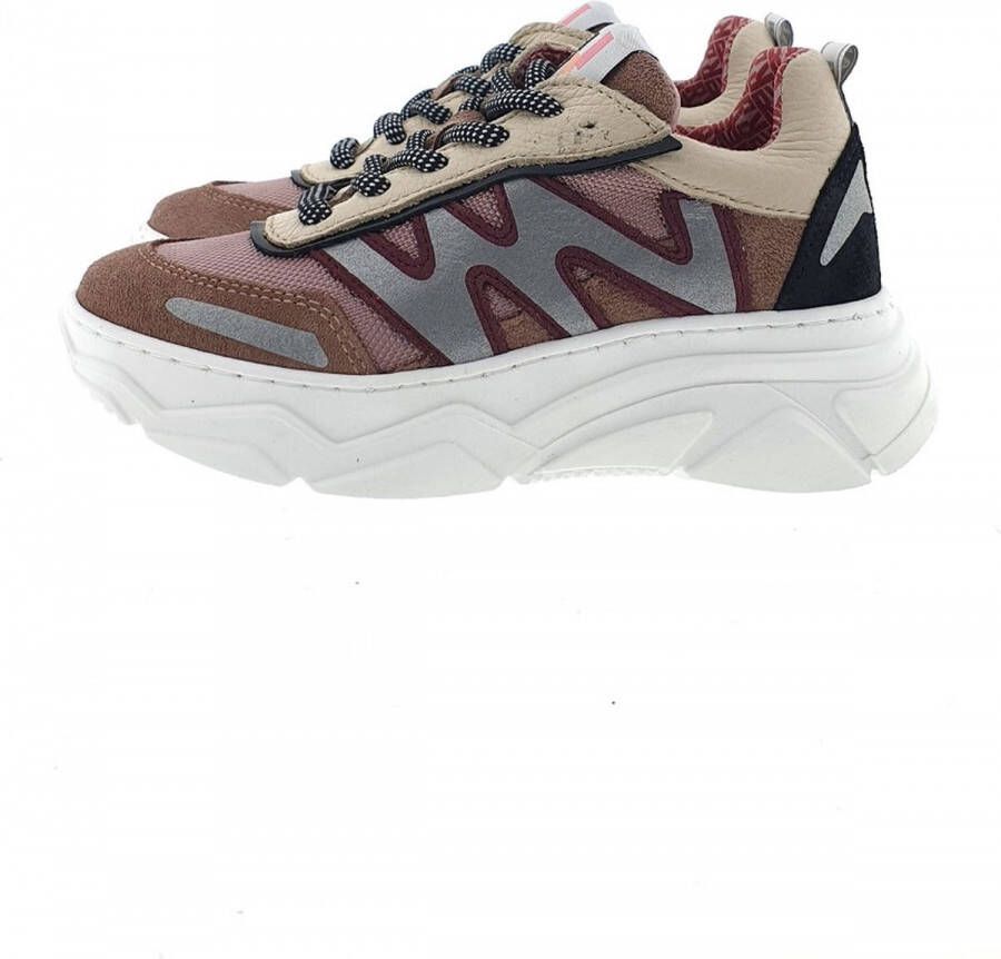 Red-Rag Red Rag 13190 sneaker lever taupe