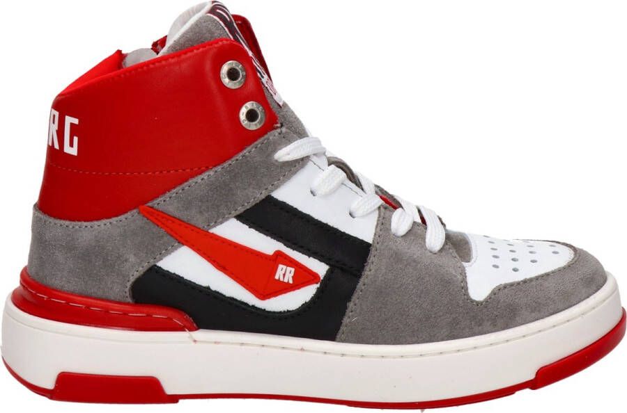 Red-rag Red Rag 13611 423 Red Suede Sneakers hoge sneakers