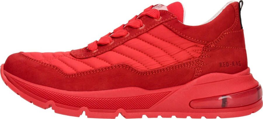 Red Rag Stijlvolle rode leren sneakers voor jongens Red Dames