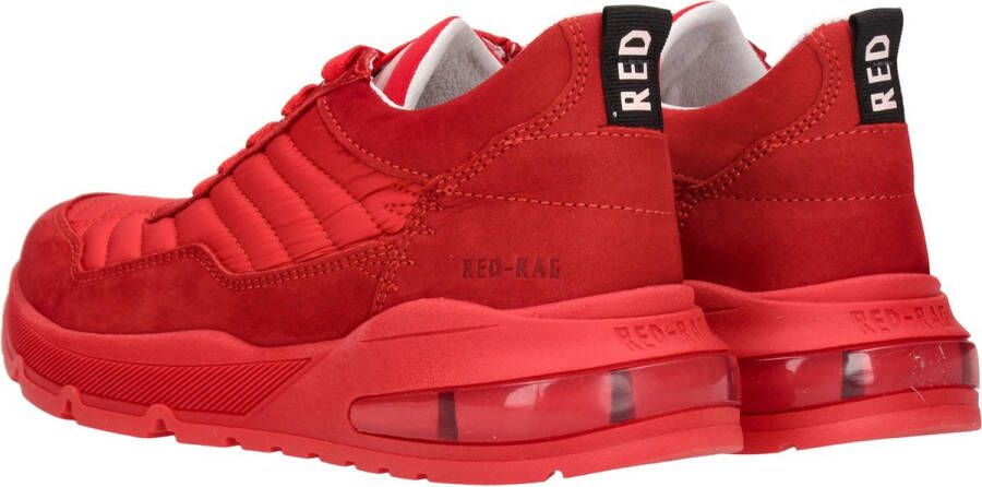 Red Rag Stijlvolle rode leren sneakers voor jongens Red Dames