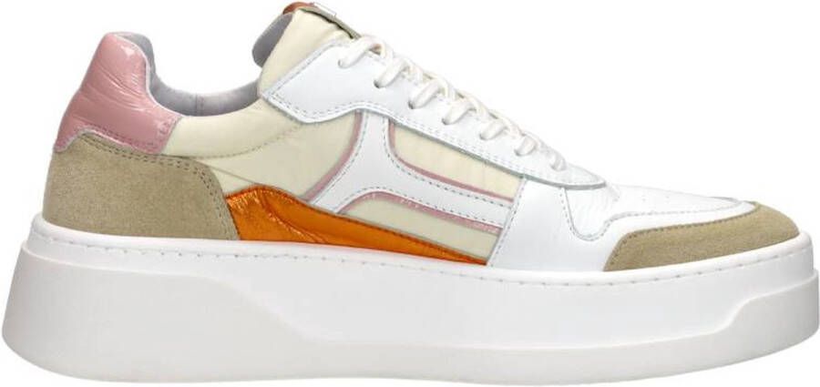 Red-Rag 72118 Lage sneakers Leren Sneaker Dames Oranje