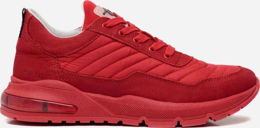 Red Rag Stijlvolle rode leren sneakers voor jongens Red Dames