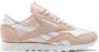 Reebok Fluwelen Classic Nylon Dames Sneaker Beige Dames - Thumbnail 1