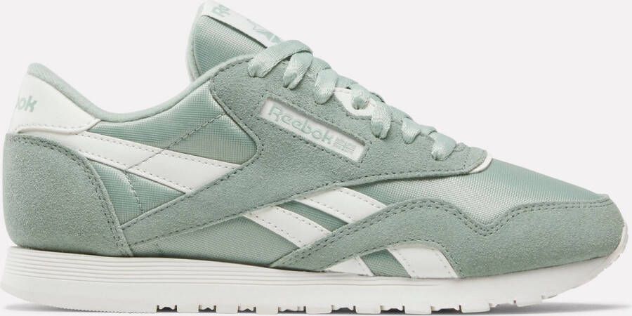 Reebok CLASSIC NYLON HYBRID Groen HYBRID Groen CHALK Dames Sneakers Groen