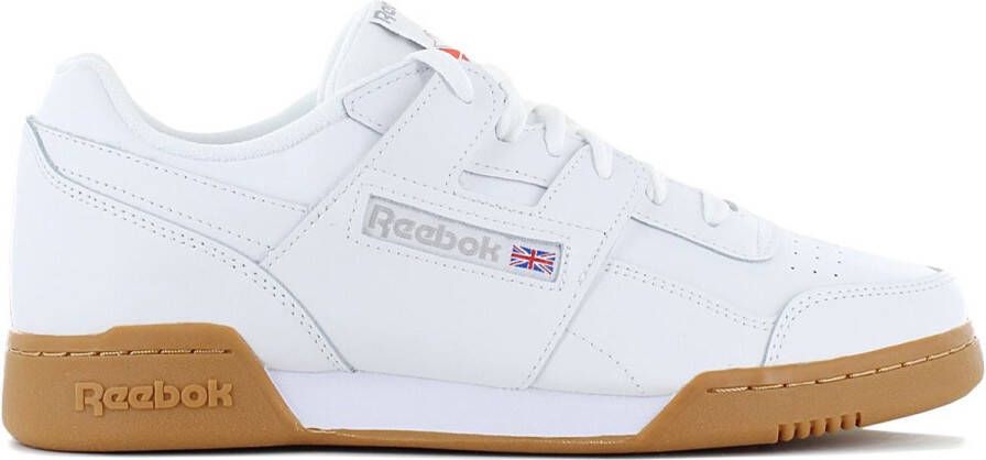 REEBOK CLASSICS Workout Plus Sneakers White Carbon Classic Red Reebok Royal Gum Heren