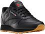 REEBOK CLASSICS Leather Sneakers Core Black Pure Grey Reebok Rubber Gum-02 Dames - Thumbnail 1