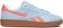 Reebok Classics Club C Grounds suède sneakers lichtblauw oranje - Thumbnail 12