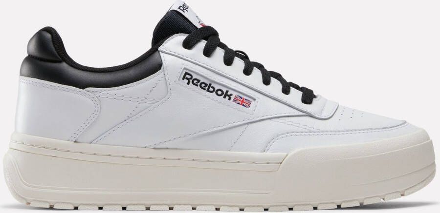 Reebok CLUB C MEGACOURT Wit -Zwart Dames Sneakers Wit -Zwart