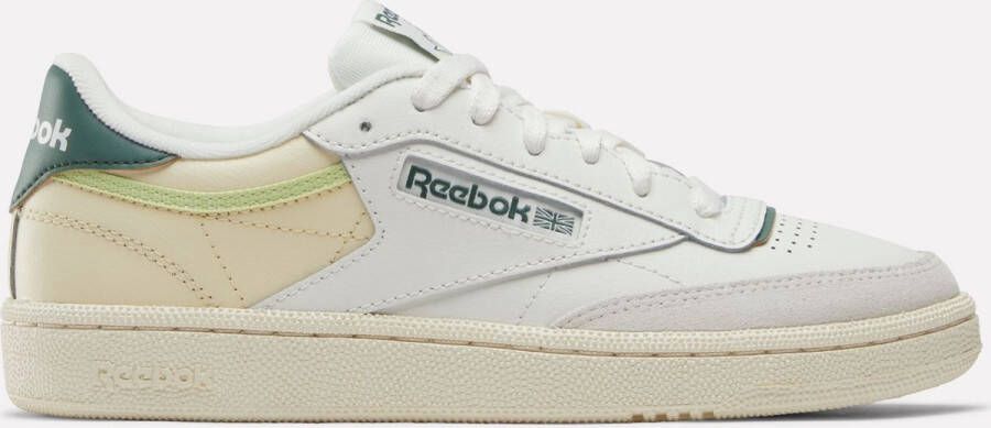 Reebok damessneakers clubgirl veau blanc vert