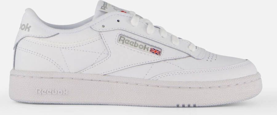 Reebok Lichtgewicht sportschoenen met leren bovenwerk White