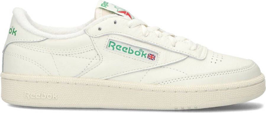 REEBOK Lage Sneakers Dames Club C 85 Vintage Maat: 36 Materiaal: Leer Kleur: Beige