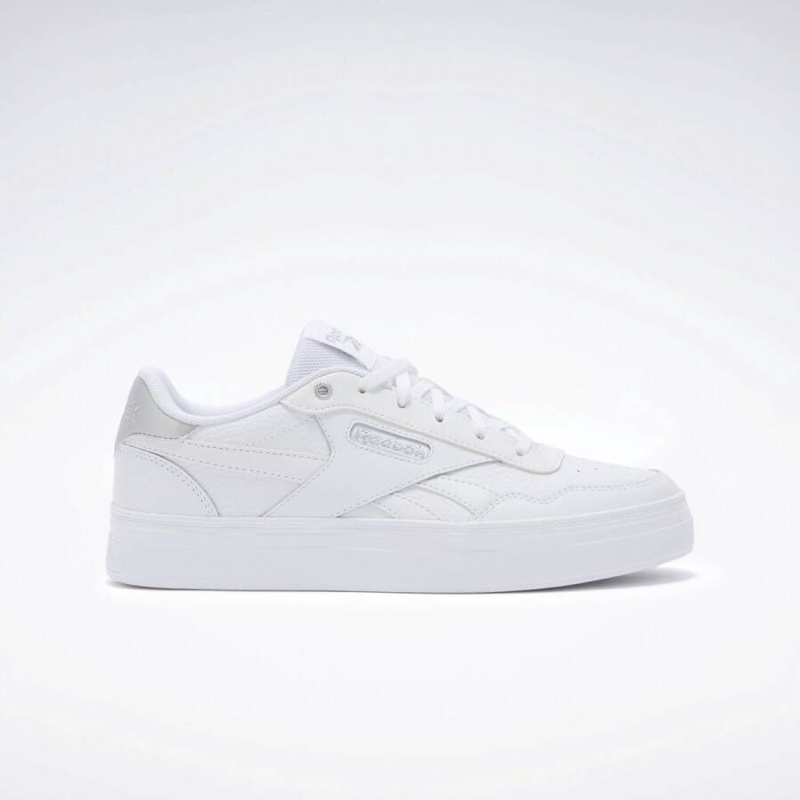 Reebok COURT ADVANCE BOLD Wit Zwart CHROME Dames Sneakers Wit