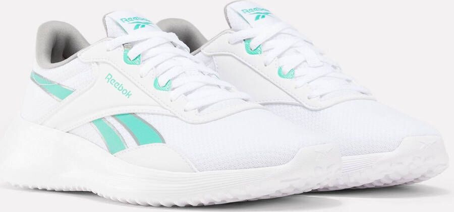 Reebok LITE 4 Wit Grijs Groen Dames Sportschoenen Wit Grijs Groen