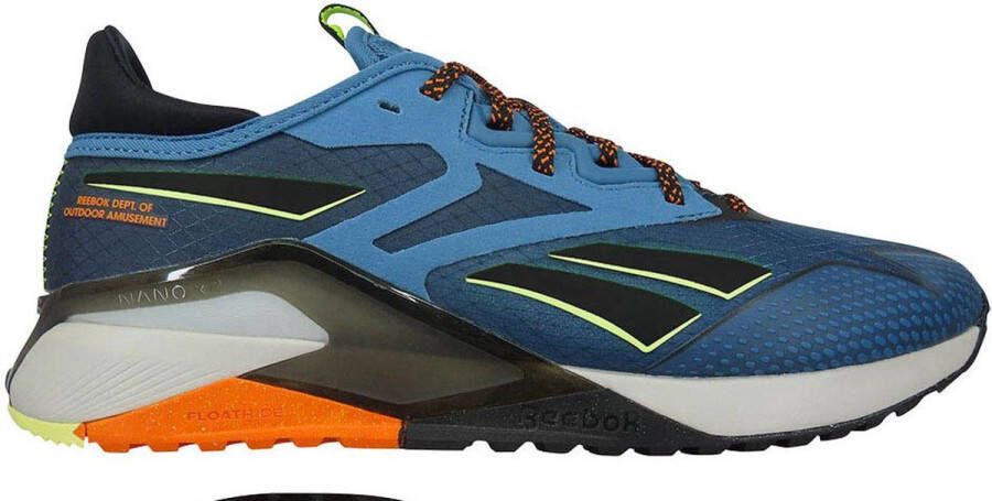 Reebok Nano X2 Adventure Training Schoenen Steely Blue S23-R Core Black Smash Orange S23-R Heren - Foto 1