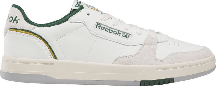 Reebok PHASE COURT Sneakers Wit Groen