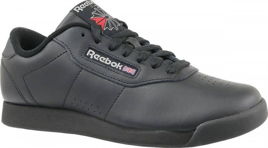 Reebok Classics Princess Leather Dames Sneakers Sportschoenen Schoenen Zwart CN2211