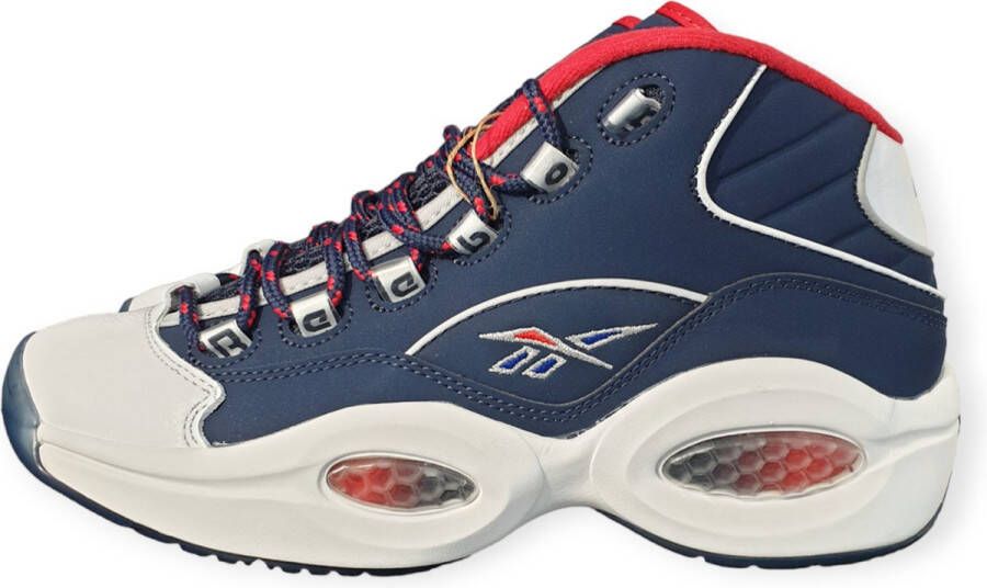 Reebok Question Mid Vector Navy Ftwr White Vector Red Schoenmaat 42 1 2 Sneakers H01281