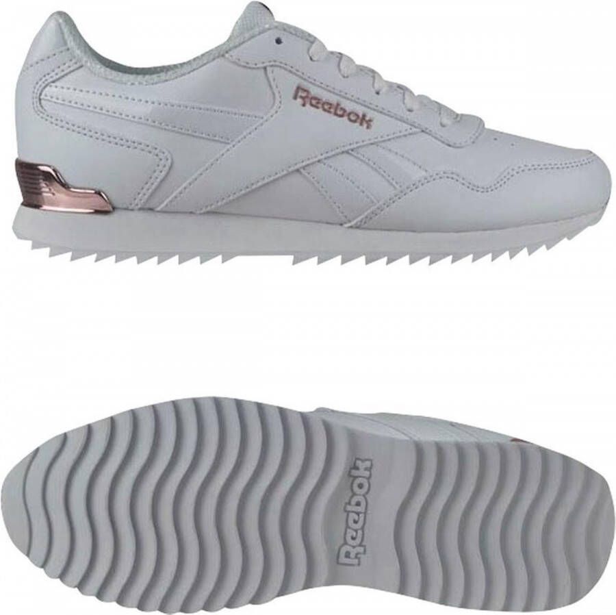 Reebok royal glide ripple clip sneakers wit goud dames unisex