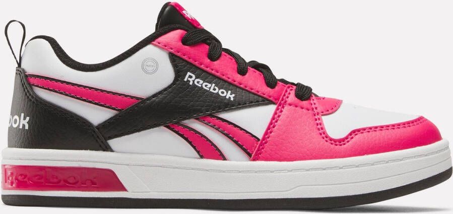 Reebok ROYAL PRIME STEP N' FLASH Roze Wit -Zwart Meisjes Sneakers Roze Wit -Zwart