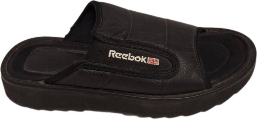 Reebok -SLIPPER-CLASSI SLIDE-BLACK-LEER