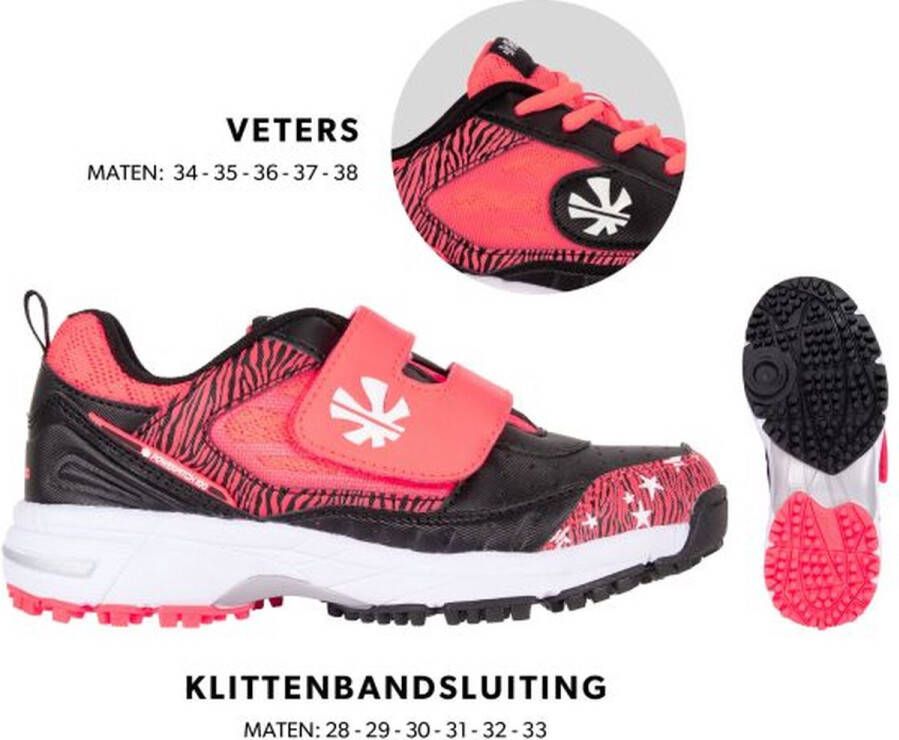 Reece Australia Powerpitch Outdoor hockeyschoenen zwart roze Polyester 30