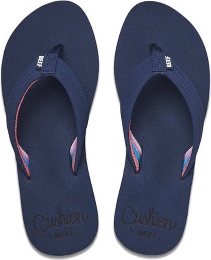 Reef Cushion Breezemidnight Dames Slippers Donkerblauw - Foto 1