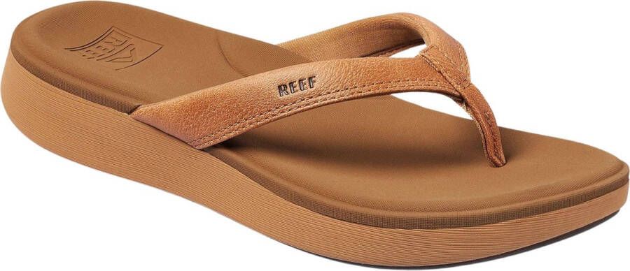 Reef Cushion Cloudnatural Dames Slippers Cognac - Foto 3