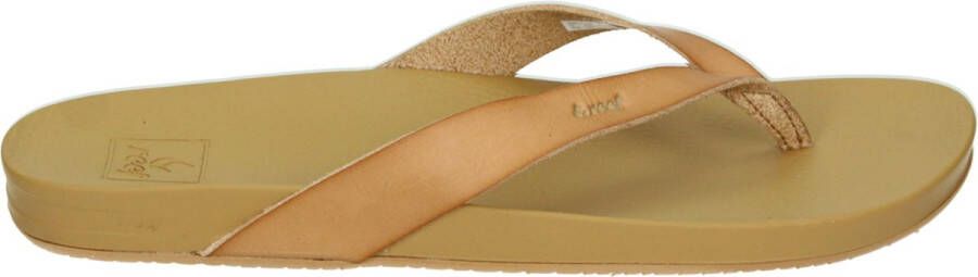 Reef CUSHION COURT NATURAL Volwassenen Dames slippers Kleur: Cognac - Foto 2