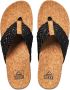 Reef Cushion Strand Dames Slippers Black Natural - Thumbnail 1