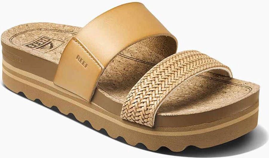 Reef Cushion Vista Hi Sandalen Goud 1 2 Vrouw