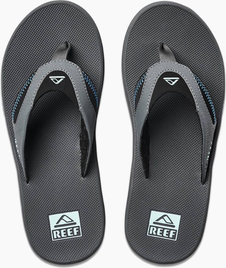 Reef Fanning gunmetal Ocean Heren Slippers Donkergrijs Blauw