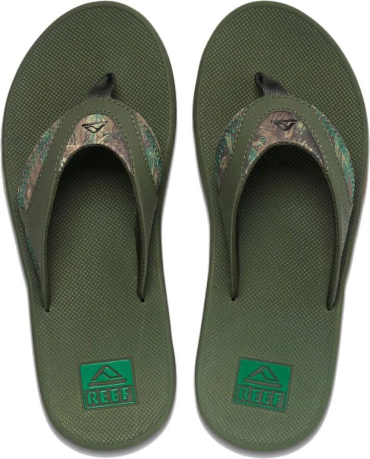 Reef Fanning Heren Teenslippers Cj0609 Kleur Groen