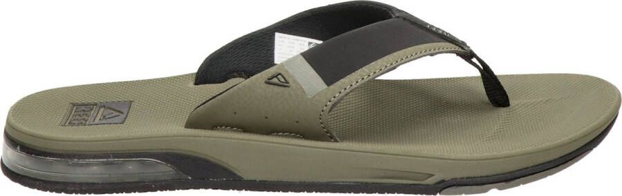 Reef Fanning Low Olive Heren Slippers Olijfgroen - Foto 2