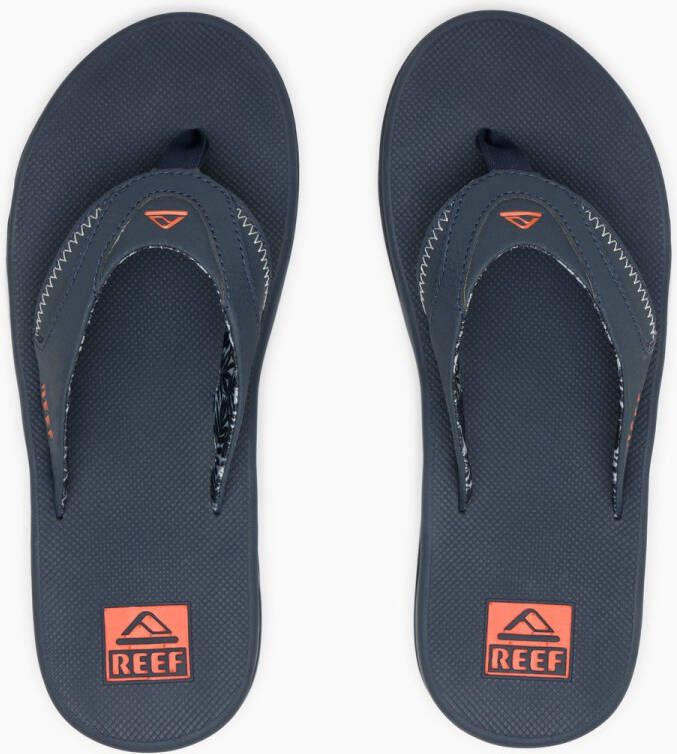 Reef FANNING NAVY ORANGE TROPIC Heren Slippers navy orange tropic