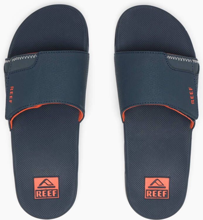 Reef FANNING SLIDE NAVY ORANGE WHITE Heren Slippers navy orange white