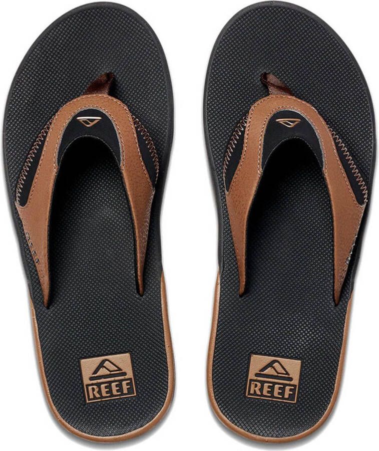 Reef Fanning Zwart Bruin Heren Slippers CI8102 Schoenen