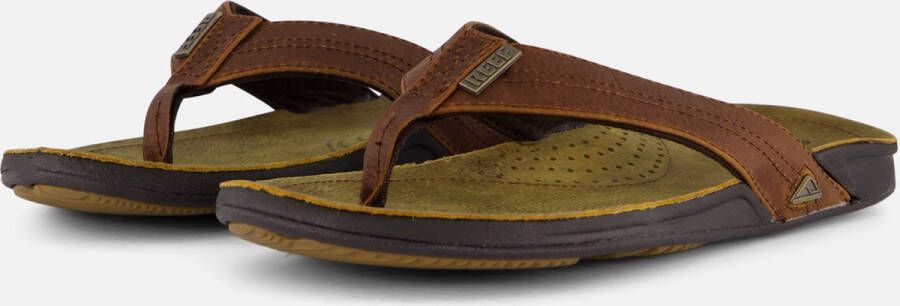 Reef J-Bay Iiicamel Heren Slippers Bruin