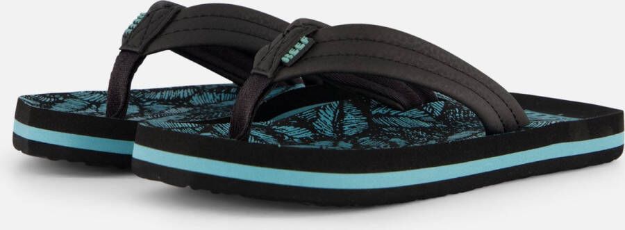 Reef Kids Ahi Aquifer Palm Jongens Slippers Blauw