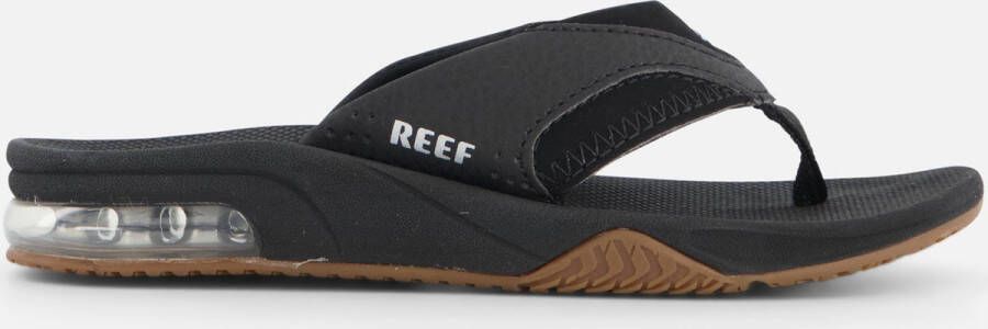 Reef Kids Fanning Jongens Slippers Zwart