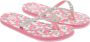 Reef Kids Stargazer Prints teenslippers met glitters zilver roze Meisjes Rubber 33 - Thumbnail 2