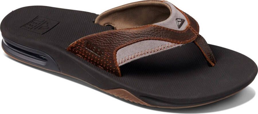 Reef Leather Fanning Teensandalen Flesopener in de buitenzool Waterbestendig leer