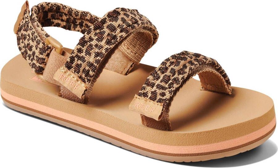 Reef Little Ahi Convertible sandalen met panterprint bruin Meisjes Imitatieleer 33 34