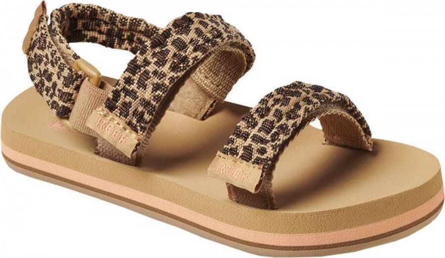 Reef Little Ahi Convertible sandalen met panterprint bruin Meisjes Imitatieleer 25 26