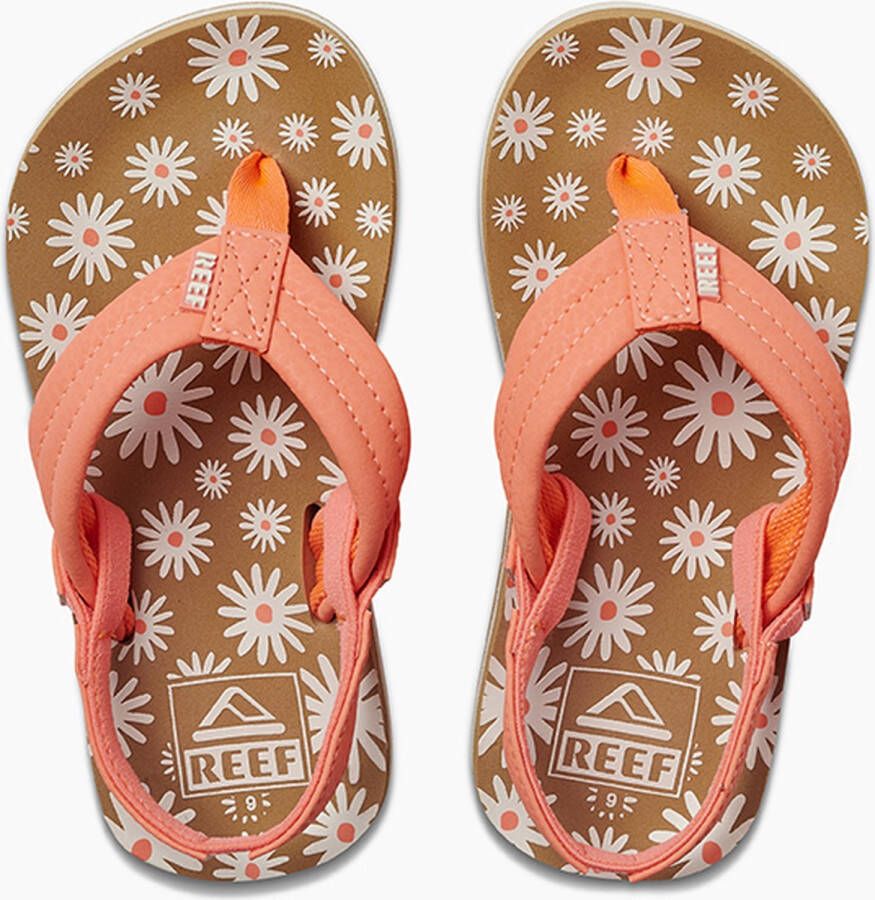 Reef Little Ahi Daisy Meisjes Slippers Zand Roze