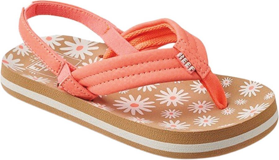 Reef Little Ahi Daisy Meisjes Slippers Zand Roze