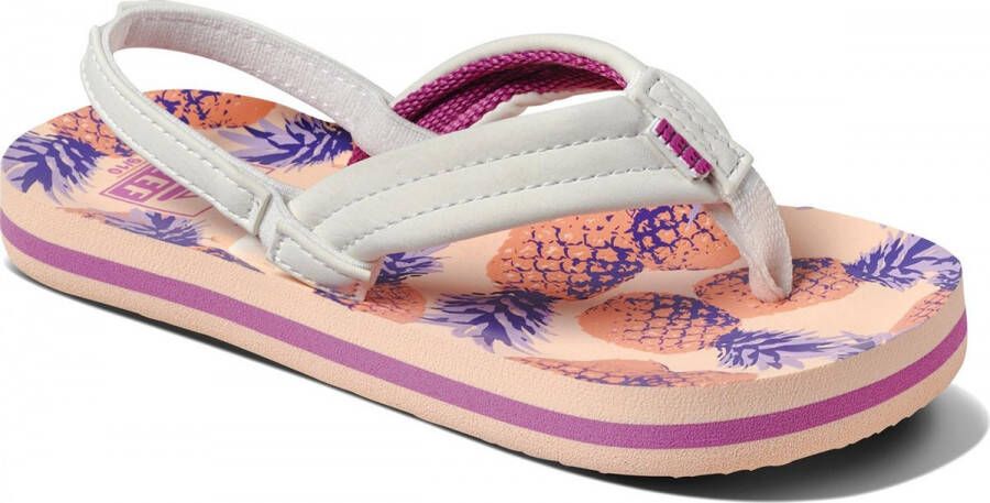 Reef Little Ahi Meisjes Slippers Coral Pineapples