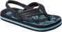 Reef Little Ahi teenslippers zwart aqua Jongens 22 - Thumbnail 2