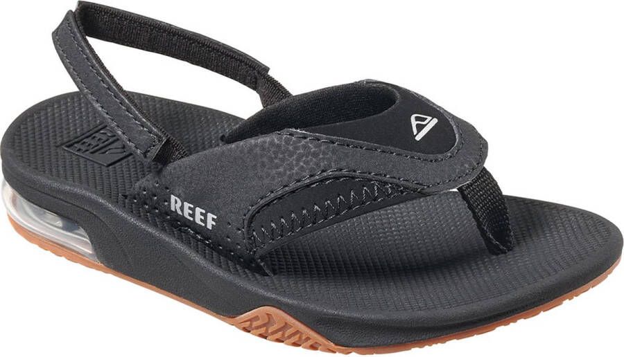 Reef Kid's Little Fanning Sandalen maat 11K 12K zwart