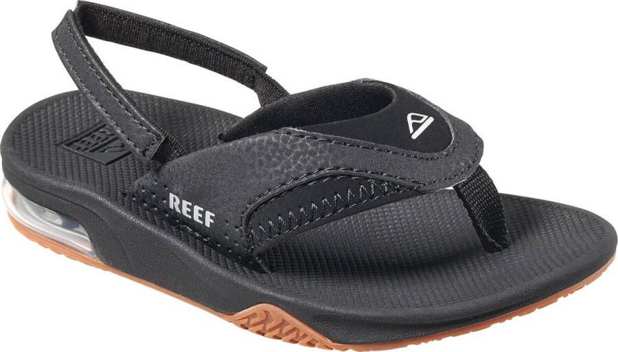 Reef Kid's Little Fanning Sandalen maat 11K 12K zwart